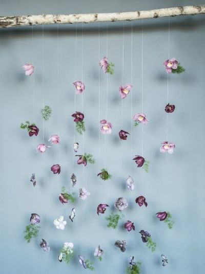 DIY bloemengordijn (Do It Yourself)