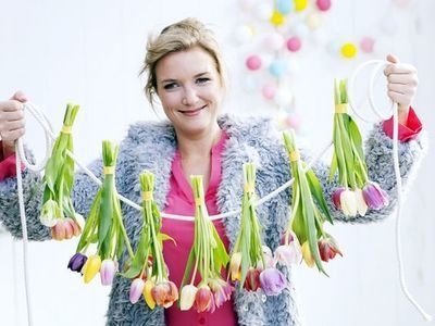 DIY: vrolijke Tulpenslinger (Do It Yourself)